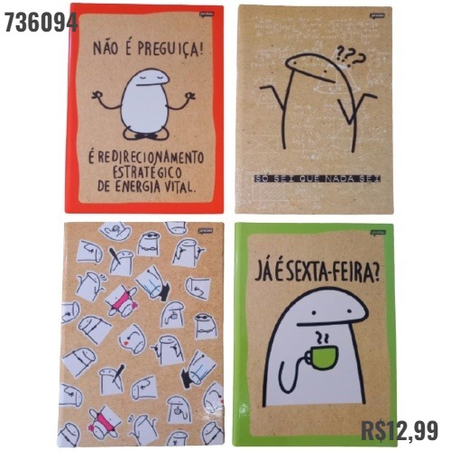 CADERNO BROCHURA JANDAIA FLORK